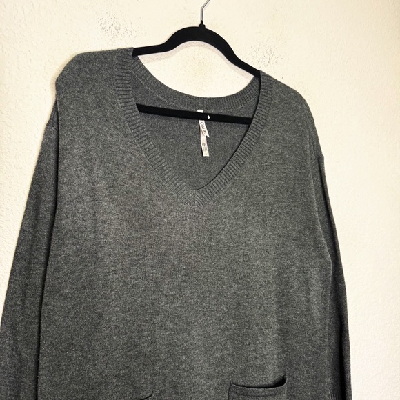 Soma Recycled Yarn Midi Sweater Dress Heather Quartz Lounge - Picture 4 of 10